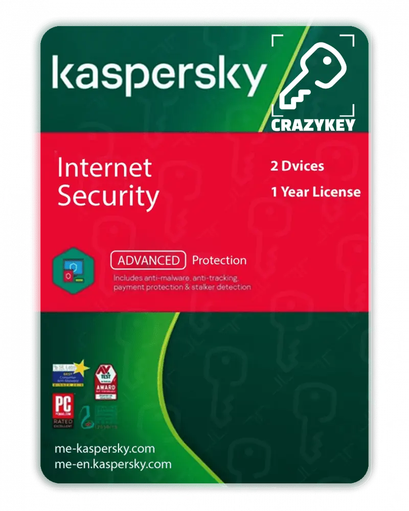 Kaspersky Internet Security 2 User 1 Year