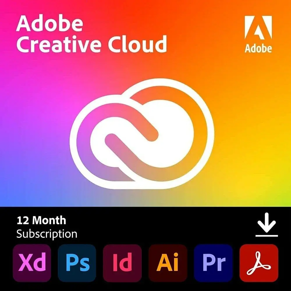 Adobe Creative Cloud ( 12 Month Subscription ) 