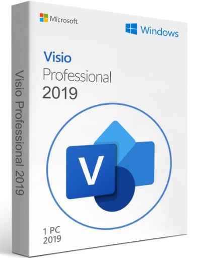 Visio 2019 Professional Digital Key - 5PC