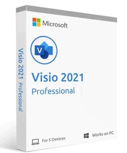 Visio 2021 Professional Digital Key - 5PC