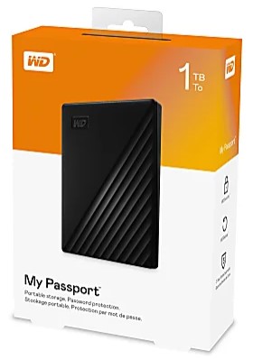 Western Digital My Passport 1TB Black HDD